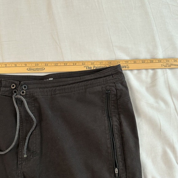 Roark Jogger Pants Men’s 38 Black Zip Drawstring Adjustable Active Gym - Picture 2 of 7